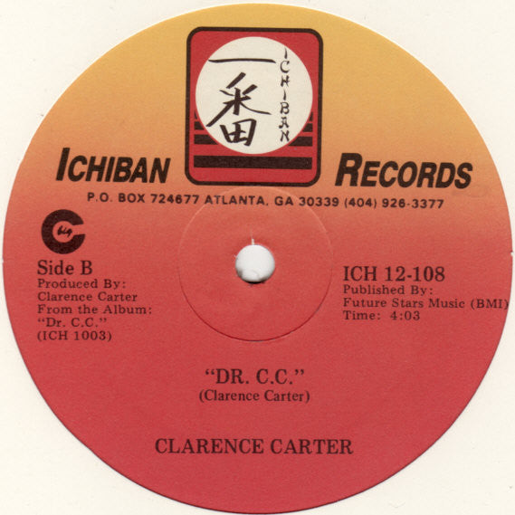 Clarence Carter : Strokin' / Dr. CC (12",33 ⅓ RPM)
