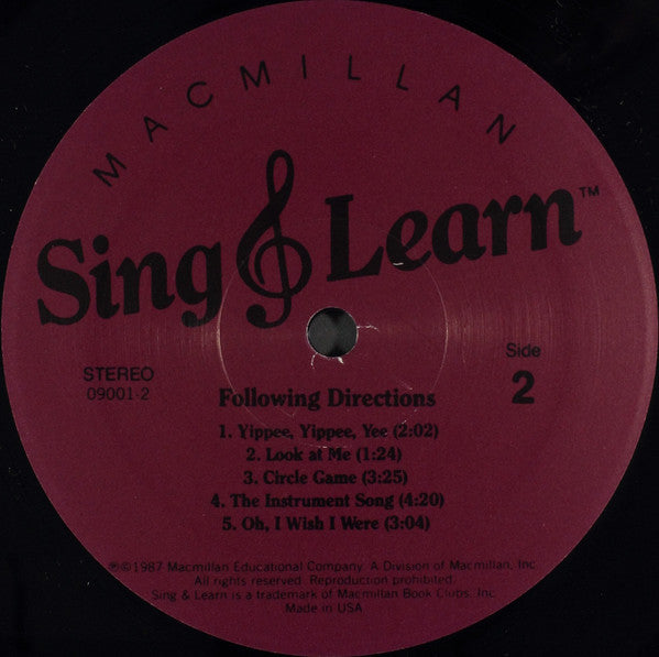 Unknown Artist : Following Directions (LP,Album)