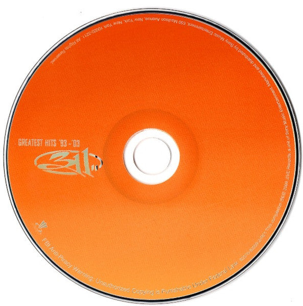 311 : Greatest Hits '93 - '03 (Compilation)
