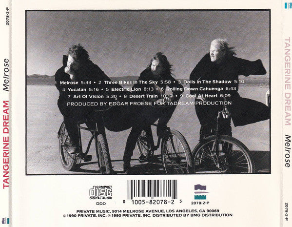 Tangerine Dream : Melrose (Album)