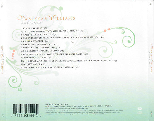 Vanessa Williams : Silver & Gold (Album)