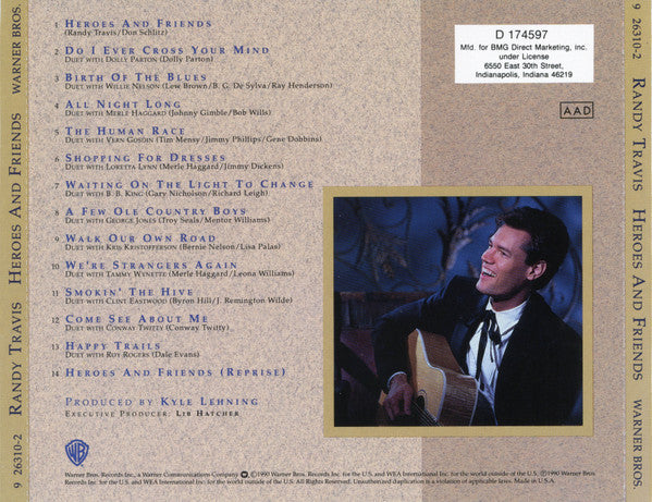 Randy Travis : Heroes And Friends (Duets) (Album,Club Edition)