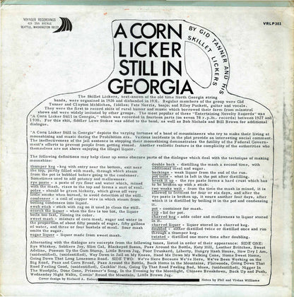 Gid Tanner & His Skillet Lickers : A Corn Licker Still In Georgia (LP,Compilation)