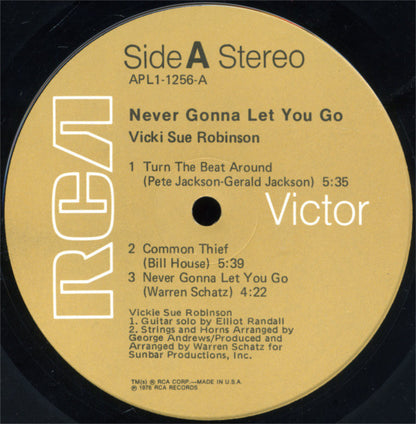 Vicki Sue Robinson : Never Gonna Let You Go (LP,Album)