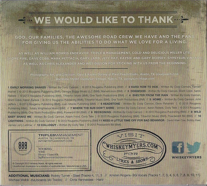 Whiskey Myers : Early Morning Shakes (Album)