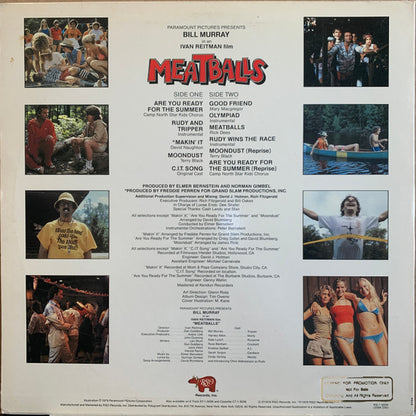 Various : The Original Soundtrack From The Motion Picture Meatballs (LP,Album,Promo,Stereo)