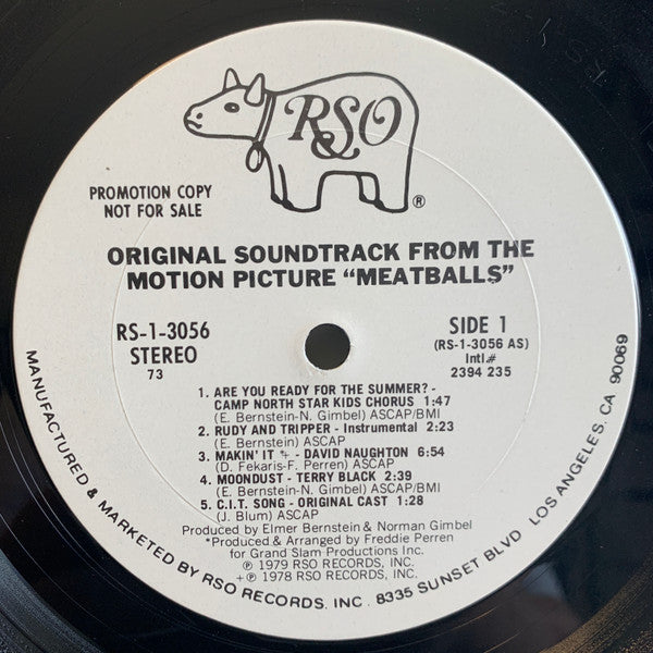 Various : The Original Soundtrack From The Motion Picture Meatballs (LP,Album,Promo,Stereo)