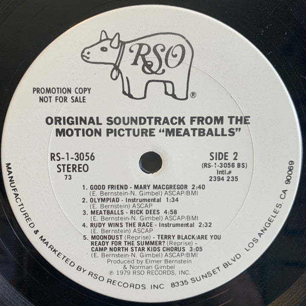 Various : The Original Soundtrack From The Motion Picture Meatballs (LP,Album,Promo,Stereo)