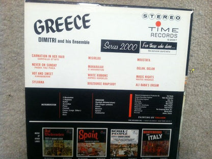 Dimitri & His Ensemble : Greece (LP,Stereo)