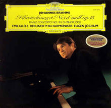 Johannes Brahms - Emil Gilels · Berliner Philharmoniker · Eugen Jochum : Klavierkonzert Nr. 1 D-moll Op. 15 (LP,Stereo)