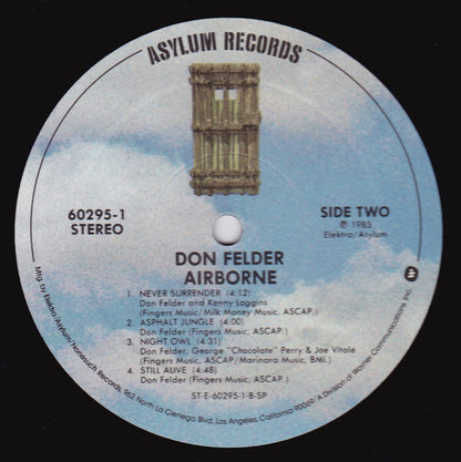 Don Felder : Airborne (LP,Album,Stereo)