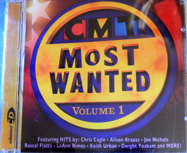 Various : CMT Most Wanted Volume 1 (Compilation,Enhanced,Club Edition)