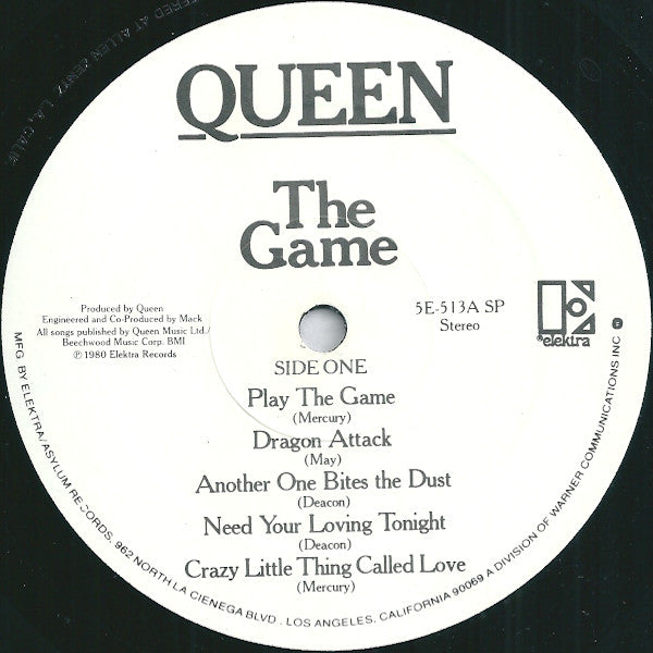 Queen : The Game (LP,Album,Stereo)