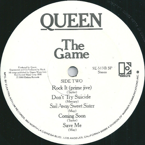 Queen : The Game (LP,Album,Stereo)