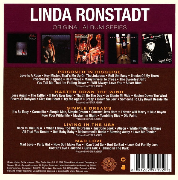 Linda Ronstadt : Original Album Series (Album,Reissue)