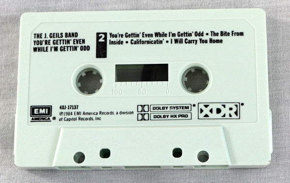 The J. Geils Band : You're Gettin' Even While I'm Gettin' Odd (Album)
