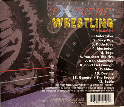 Extreme Wrestling Collective : Extreme Wrestling Anthems Volume 2 (Album)