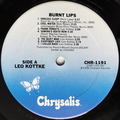 Leo Kottke : Burnt Lips (LP,Album)
