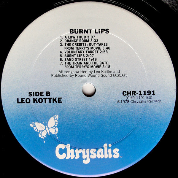 Leo Kottke : Burnt Lips (LP,Album)