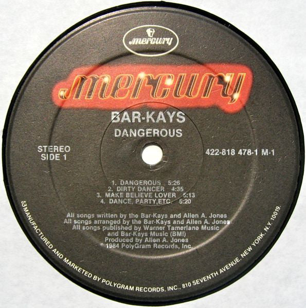 Bar-Kays : Dangerous (LP,Album)