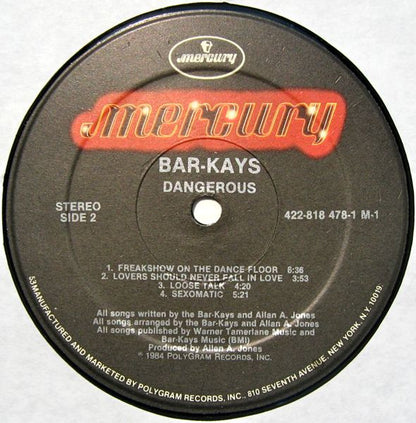 Bar-Kays : Dangerous (LP,Album)