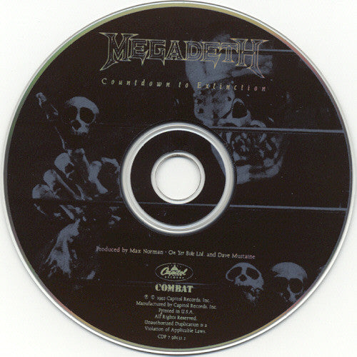 Megadeth : Countdown To Extinction (Album)