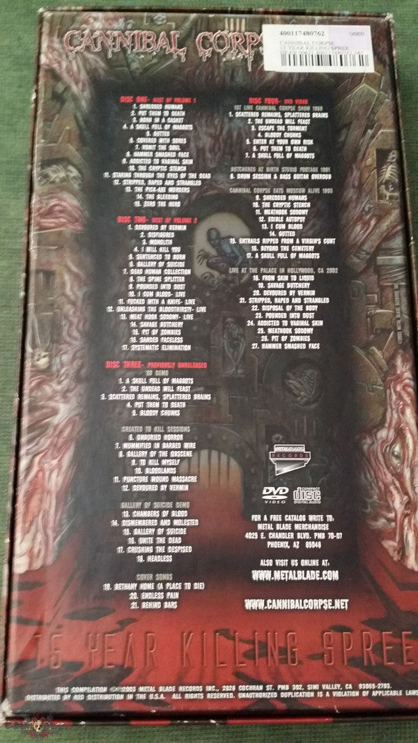 Cannibal Corpse : 15 Year Killing Spree (Compilation)
