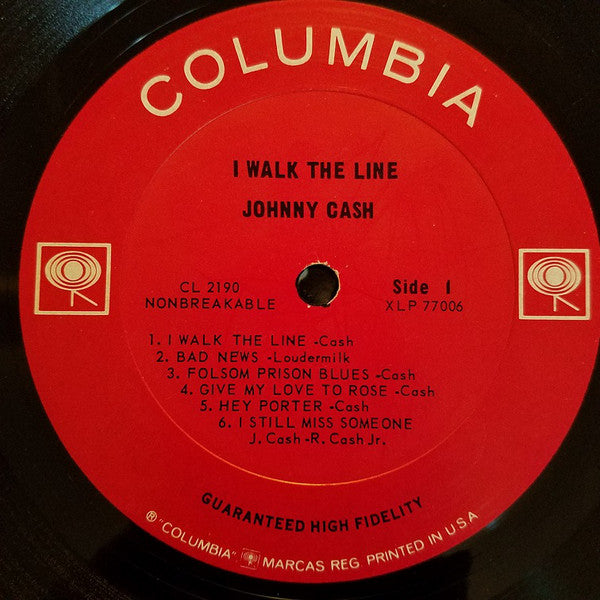 Johnny Cash : I Walk The Line (LP,Album,Mono)