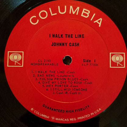 Johnny Cash : I Walk The Line (LP,Album,Mono)
