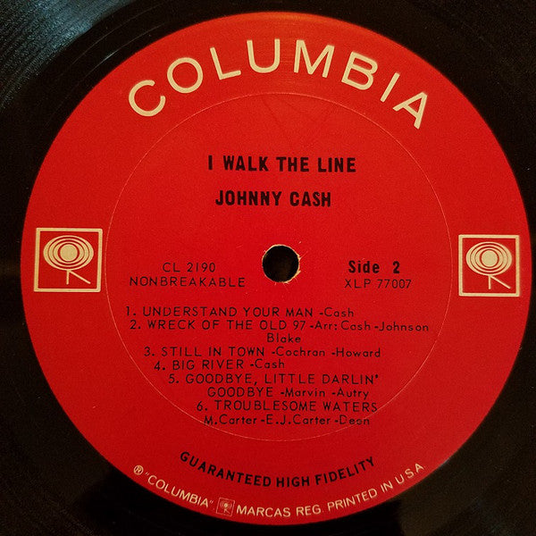 Johnny Cash : I Walk The Line (LP,Album,Mono)