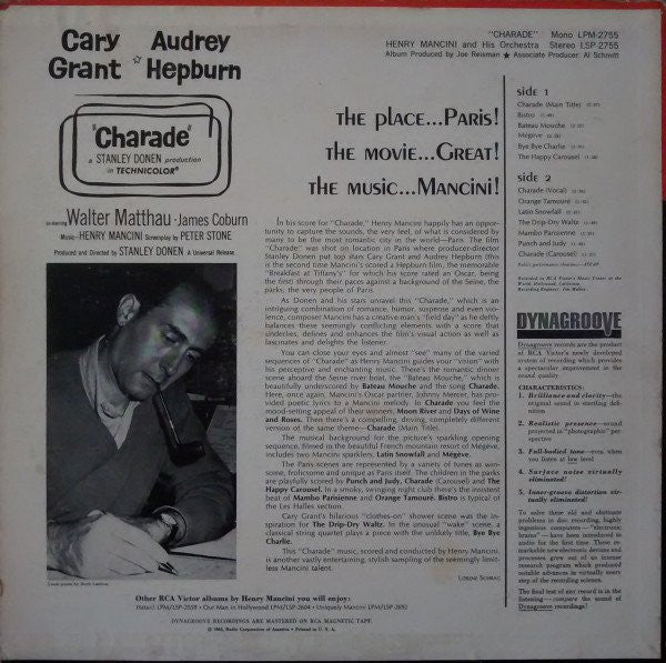 Henry Mancini : Charade (Album,LP,Stereo)