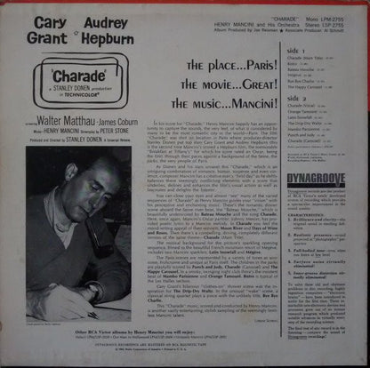Henry Mancini : Charade (Album,LP,Stereo)