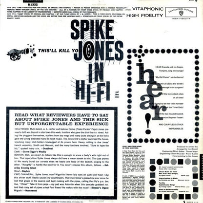 Spike Jones And The Band That Plays For Fun : Spike Jones In Hi-Fi (A Spooktacular In Screaming Sound!) (LP,Album,Mono)