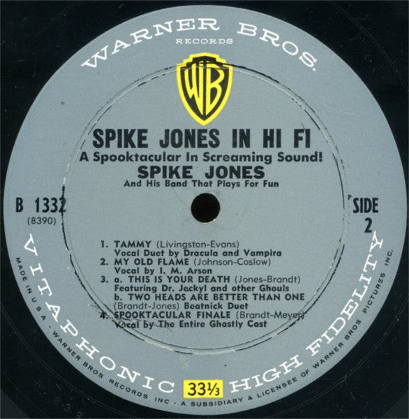 Spike Jones And The Band That Plays For Fun : Spike Jones In Hi-Fi (A Spooktacular In Screaming Sound!) (LP,Album,Mono)