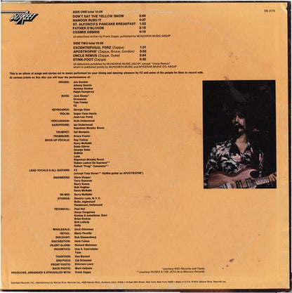 Frank Zappa : Apostrophe (') (LP,Album,Repress)