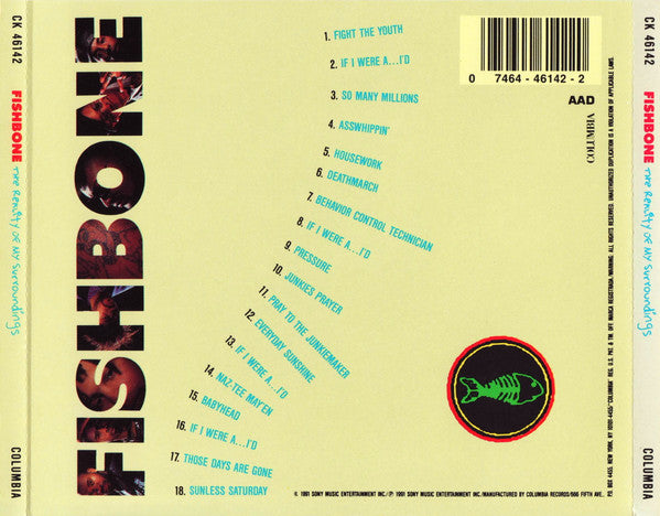 Fishbone : The Reality Of My Surroundings (Album)