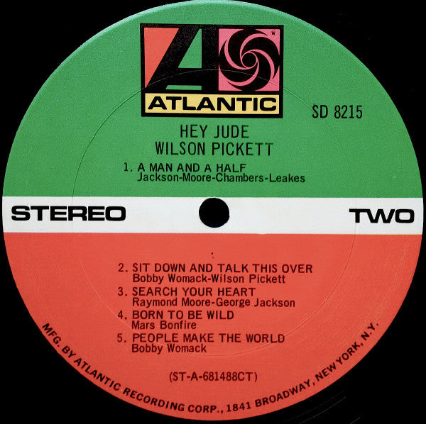 Wilson Pickett : Hey Jude (LP,Album)
