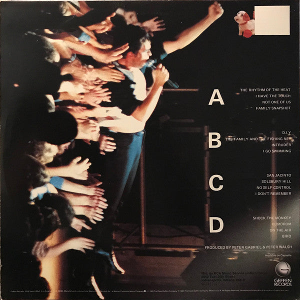 Peter Gabriel : Plays Live (LP,Album,Club Edition)