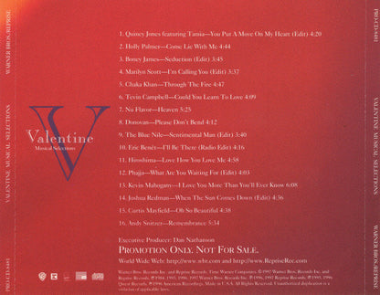 Various : Valentine Musical Selections (Compilation,Promo)