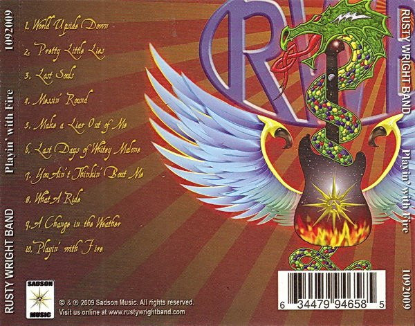 Rusty Wright Band, The : Playin' With Fire (Album)
