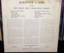 Johnny Cash : Johnny Cash Sings The Songs That Made Him Famous (LP,Album,Mono,Reissue,Club Edition)