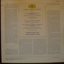 Ludwig Van Beethoven - Wilhelm Kempff • Yehudi Menuhin : Frühlingssonate (Spring Sonata) Op.24 • Rondo WoO 41 • 12 Variationen WoO 40 (LP)
