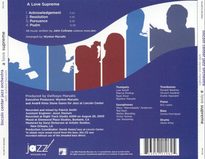 Lincoln Center Jazz Orchestra, The With Wynton Marsalis : A Love Supreme (Album)
