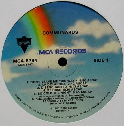 Communards, The : Communards (LP,Album)