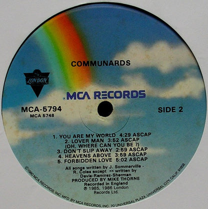 Communards, The : Communards (LP,Album)