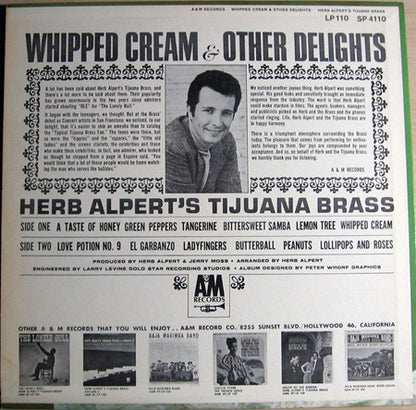 Herb Alpert & The Tijuana Brass : Whipped Cream & Other Delights (LP,Album,Stereo)