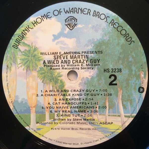 Steve Martin (2) : A Wild And Crazy Guy (LP,Album)