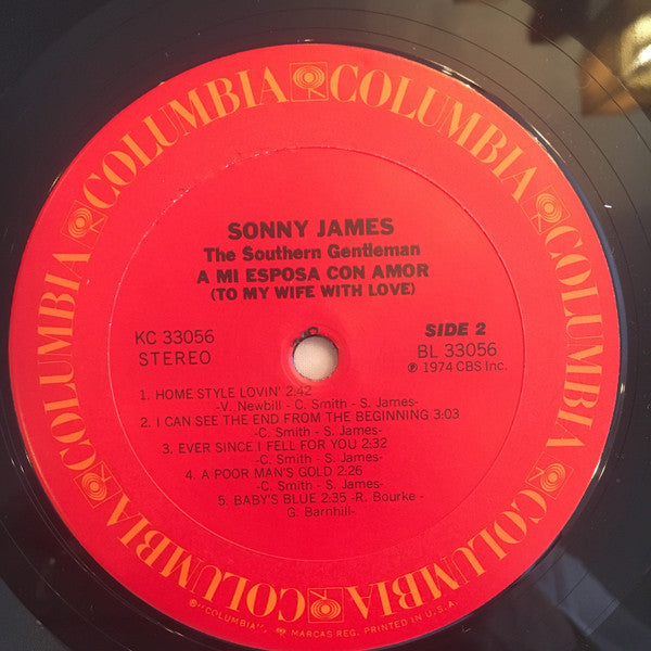 Sonny James : A Mi Esposa Con Amor (To My Wife With Love) (LP,Album)