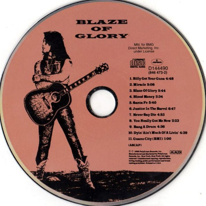 Jon Bon Jovi : Blaze Of Glory (Album,Club Edition)