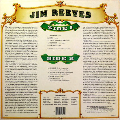 Jim Reeves : Country Music (LP,Compilation,Stereo)